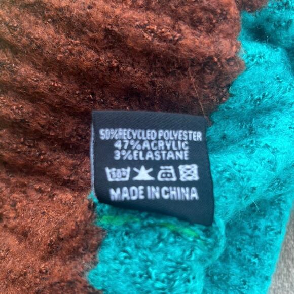 Robin‎ Ruth of the Rockies NWT Striped Colorado Patch Beanie Winter Hat - Picture 4 of 6